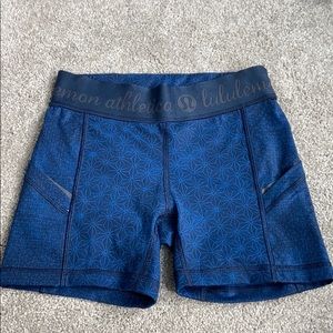 lululemon blue spandex